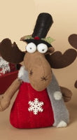 Holiday Plush Moose Ornaments     GR039980