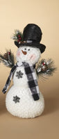 Plush Holiday Snowman 14"H   GR120820