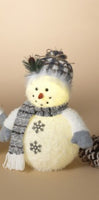 Lighted Plush Holiday Snowman 11"  GR084730