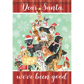 We've Been Good Puppies Garden Flag                  CR6-50611