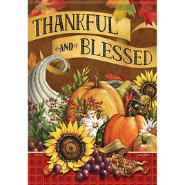 Thankful & Blessed Garden Flag                  CR6-50843