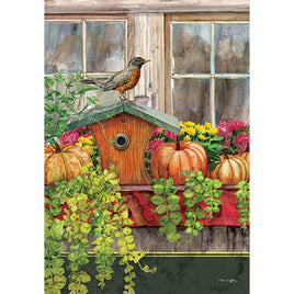 Birdhouse Window Box Garden Flag                  CR6-50871