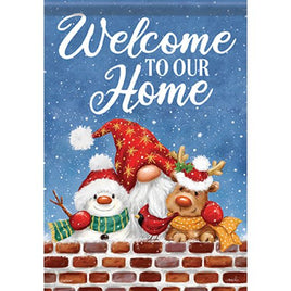 Santa Gnome & Friends Garden Flag                  CR6-50897