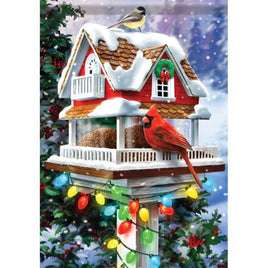 Christmas Birdfeeder Garden Flag                  CR6-53198