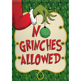 No Grinches Allowed Garden Flag                  CR6-53209