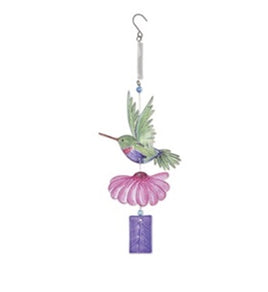 Bouncy Pink-Green Hummingbird Hanging Decor     SV0693710