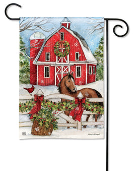 Christmas on the Farm Garden Flag     DD-30122