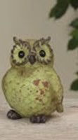 Resin Owl Figurines 3 1/2" H     GR034660