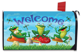 Happy Frogs Mailbox Cover       MC6-9147