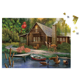 Lakeside Cabin Puzzle    PZ09124