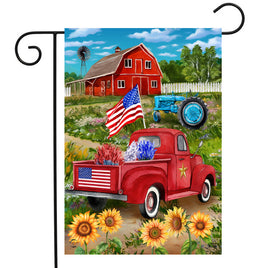 Land of the Free Garden Flag   GF4-9131