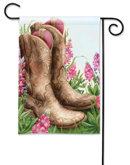 Pink N Boots Garden Flag    DD-30432