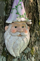 Tree Face Purple Hat Gnome  14"    RCS1049026