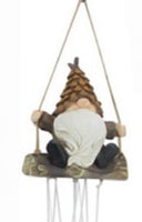 Gnome on a Swing Windchime           RCS1113602