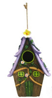 Purple Petal Roof Bird House   RCS2040919