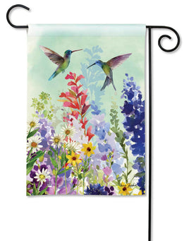 Spring Hummingbirds Garden Flag    DD-32263