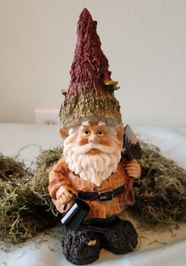 Shrub Hat Gardening Gnome   WB9913     - Special Purchase Gnomes