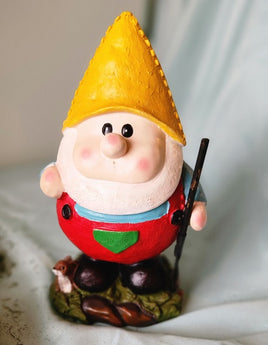 Yellow Hat Gnome with Spade  WB9916 - Special Purchase Gnomes