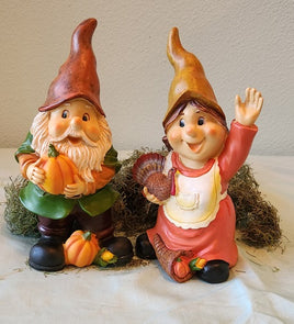 Fall Couple Gnome Set  WB9922-23     - Special Purchase Gnomes