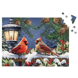 Winter Glow Cardinals Puzzle    PZ08783