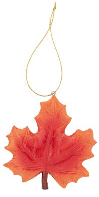 Hanging Orange Fall Resin Leaf      X-S786-O