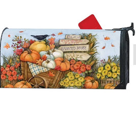 fall wheelbarrow mailwrap        sd-03173