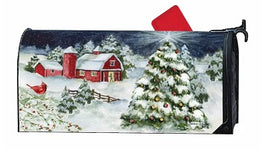 red barn christmas os mailwrap        os-26925